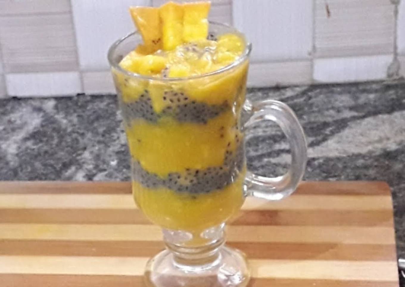 Mango and chia seeds pudding | Weight loss recipe