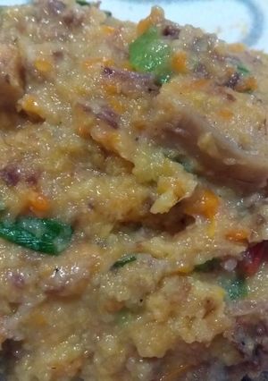 Foto de Polenta com ossobuco na panela de pressão