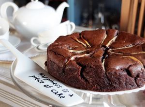 Foto di Tenerina cioccolato e pere