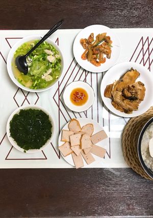 Hình của món Canh mướp đắng chả cá thác lác.