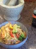 Singapore Noodles (diet version)