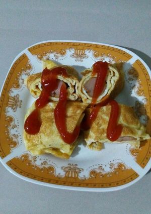 Foto resep Sosis Telur Gulung