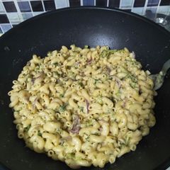 A picture of Stovetop Mac n Cheese.