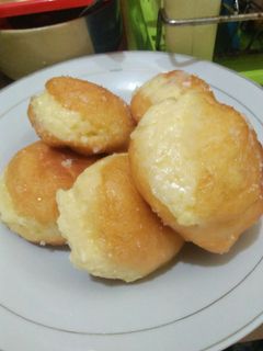 Foto resep Vanilla custard cream filled doughnut