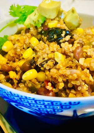 A picture of #HCC#Post_2#Dish_Name_Mexican_Quinoa_Bowl.