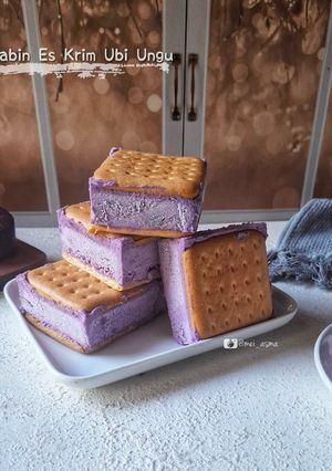 Foto resep Gabin Es Krim Ubi Ungu