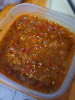 Una foto de Salsa picante para locro