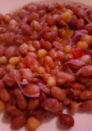 A picture of Pan fried Githeri #Local food contest Nairobi east.