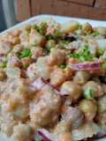 Ensalada🥗🥙🧆 de garbanzos, zanahoria y papa😜🌰🥔🥕