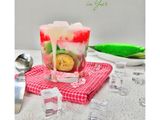 Es Pisang Ijo in jar