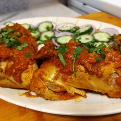 A picture of Bangladeshi chicken roast.