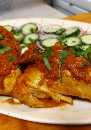 A picture of Bangladeshi chicken roast.