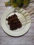 Beef slice sate