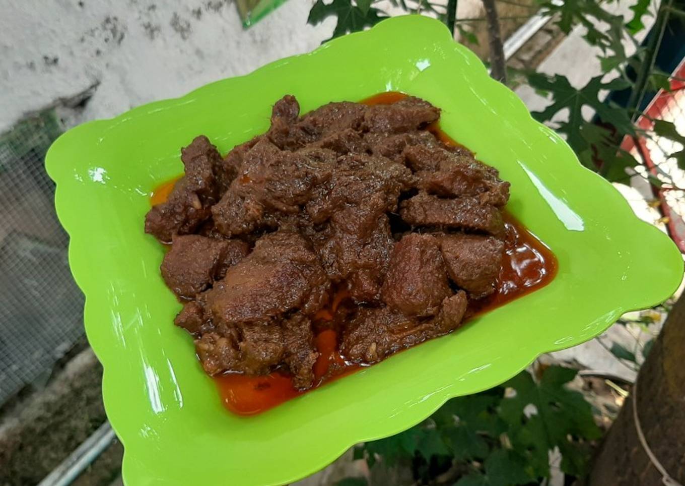 Rendang Sapi Bumbu Minimalis ala Inong Prita