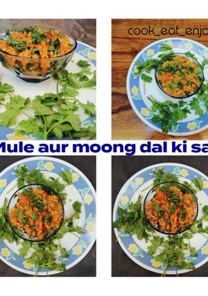 A picture of Mule aur moong daal ki sabji.