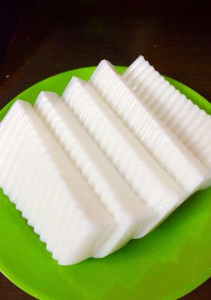 Hình của món Thạch cốt dừa.