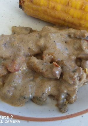 A picture of Beef Stroganoff.