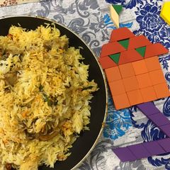 A picture of Tawa biryani 🥰🥰🥰💓💓💓.
