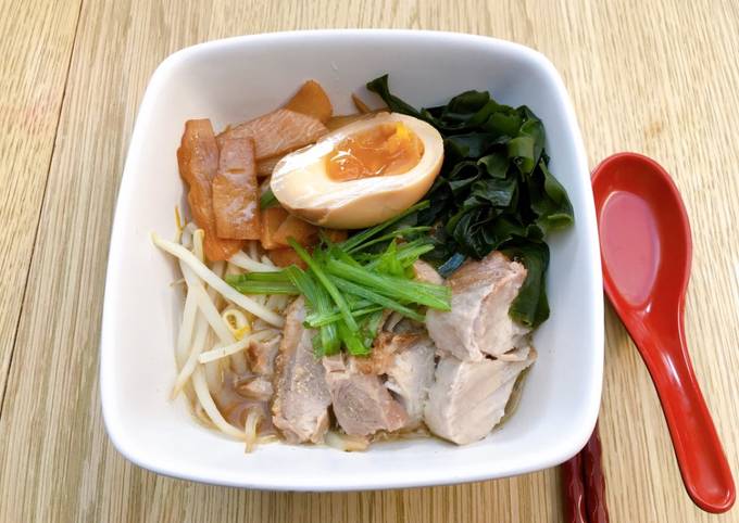 Resep: Japanese style pork char-siu miso ramen Kekinian