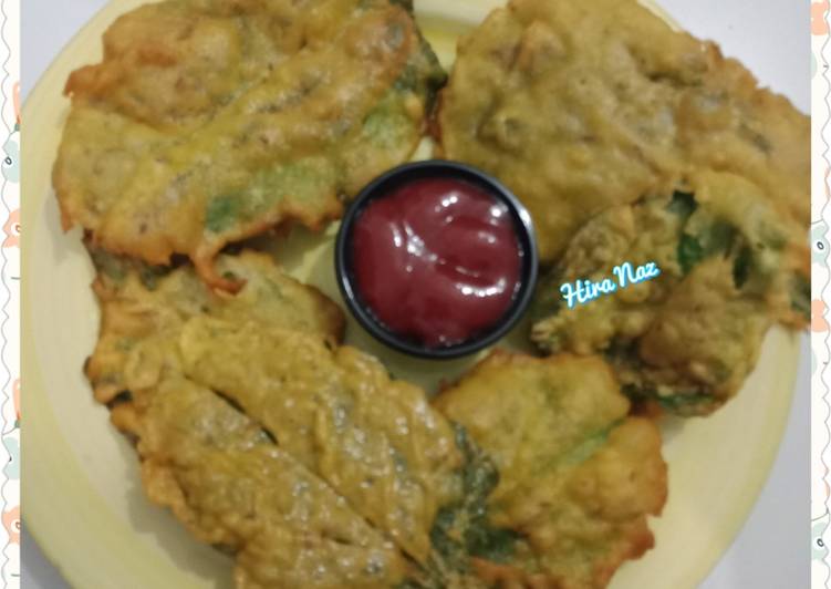 Recipe of Quick Palak pakoray