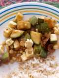 Calabacitas con champiñones y elote