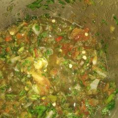 A picture of Coriander chutney.