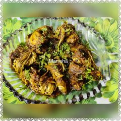 Jackfruit Dry Curry (Kathal) A picture of Jackfruit Dry Curry (Kathal).