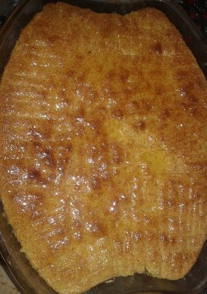 صورة لوصفة بسبوسه قشطه