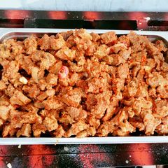 A picture of Sauced beef.