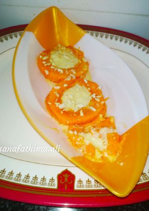 A picture of Stuffed Mango Kulfi.