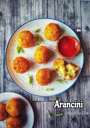 Foto resep Arancini Nasi sisa Kemarin (Italian Rice Ball)