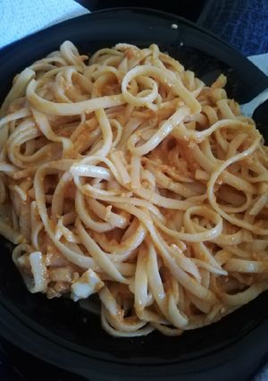 Foto principal de Espaguetis/Spaghetti 🍝 con atún 🐟, tomate 🍅 y huevo 🥚