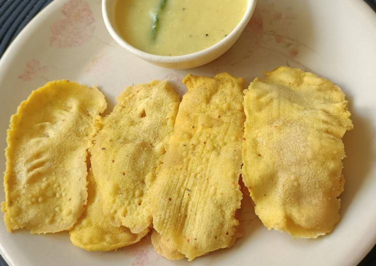 Easiest Way to Love Perfect Fafda With besan chutney