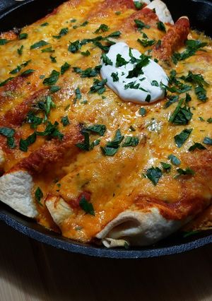 A picture of Simple Enchiladas.