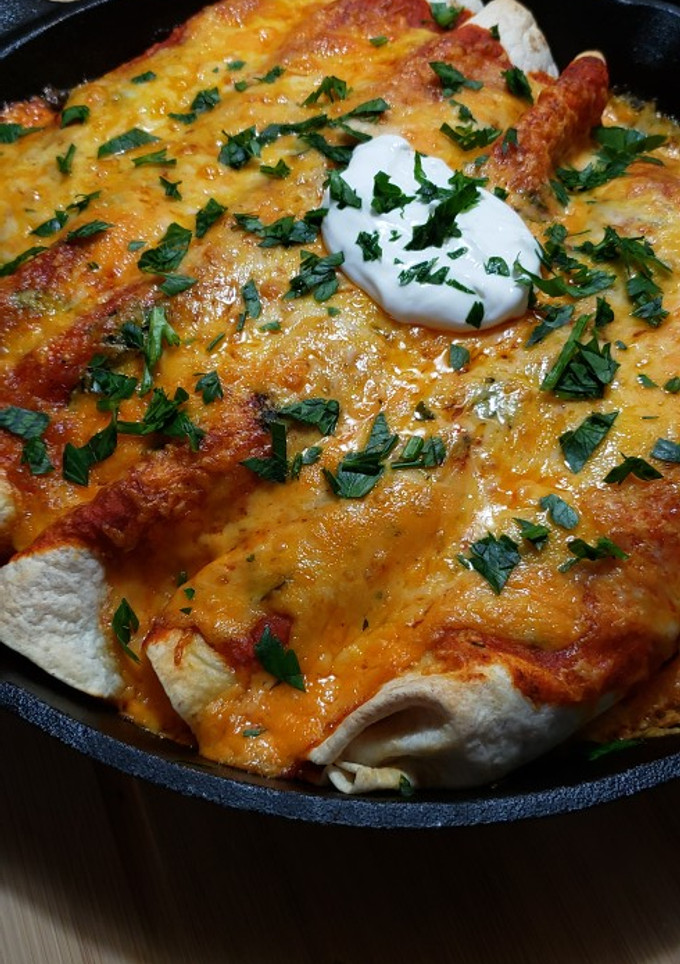 A picture of Simple Enchiladas.