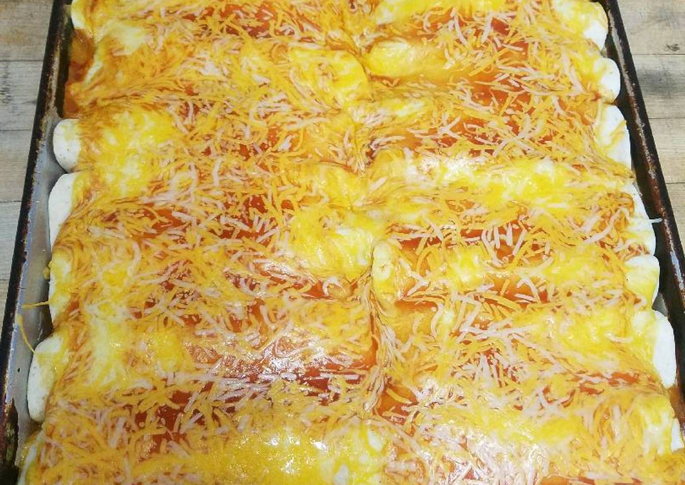 Cheesy Chicken Enchiladas