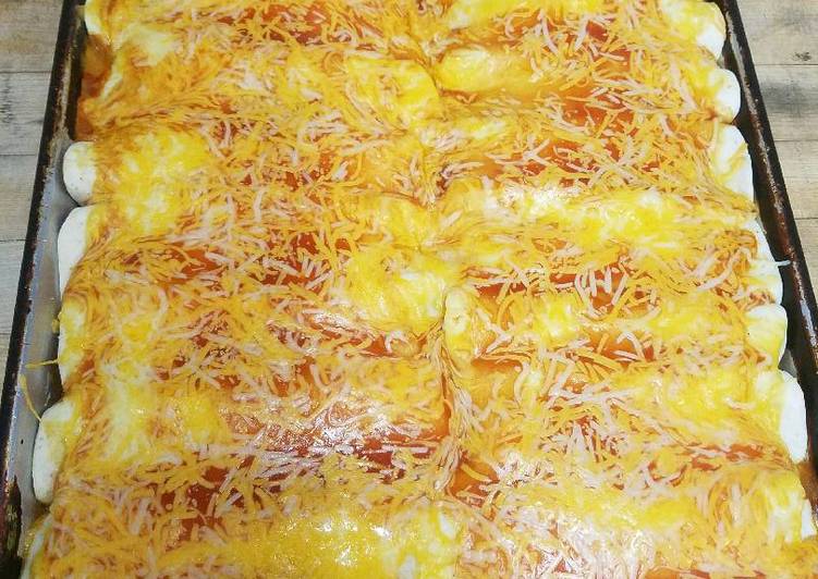 How to Prepare Speedy Cheesy Chicken Enchiladas