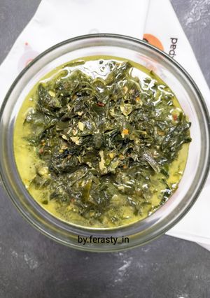 Foto resep Sayur Daun Singkong Bumbu Kuning
