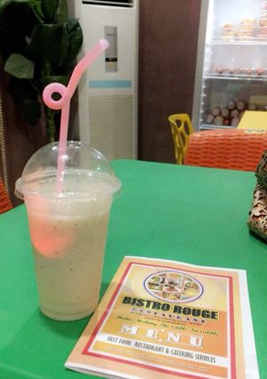 A picture of Banana milk shake.