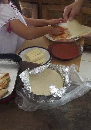 Una foto de Quesadillas enchiladas correa