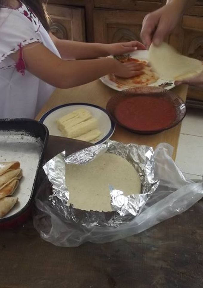 Una foto de Quesadillas enchiladas correa