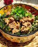 Bò xào rau muống