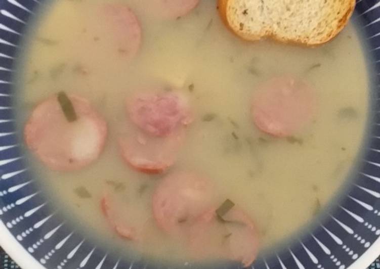Caldo verde com gengibre e agrião