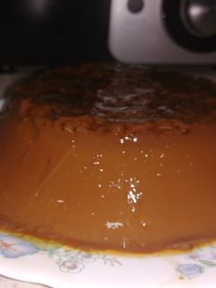 Una foto de Flan de café en mambo