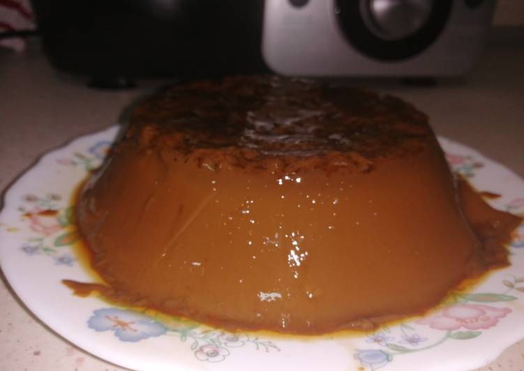 Flan de café en mambo
