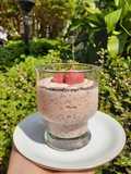 Strawberry yakult overnight oat
