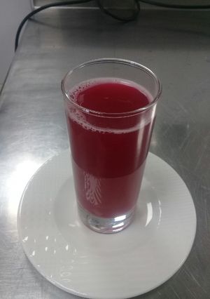 A picture of Dawa. Beetroots n ginger Dawa.