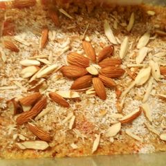 Carrot sweet dish/ Gajar ki barfi 😍 A picture of Carrot sweet dish/ Gajar ki barfi 😍.