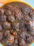 Albóndigas (chiftele) mitad rumanas y mitad españolas