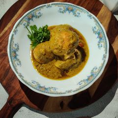 A picture of AFGHANI EGG CURRY...